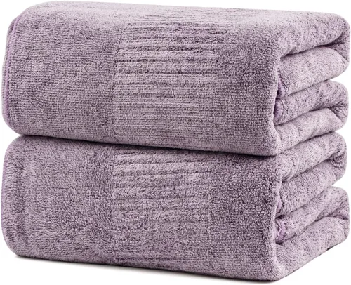Miniatura 9 de SEISSO Toallas de baño, extra absorbentes y de secado rápido, toallas de fibra ligera, toalla de baño grande y suave de primera calidad