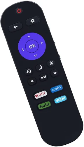 Reemplazo remoto universal para TCL/ONN/Philips/Sanyo/RCA/JVC/LG/Haier/Hitachi/Magnavox/Element/Westinghouse Roku TV, no necesita configuración