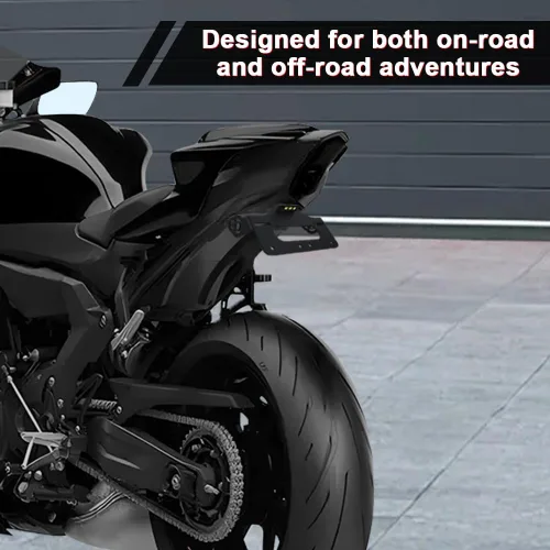 Miniatura 6 de Xitomer Tail Tidy Fit para MT-07 FZ-07 2021-2024, YZF-R7 2021-2025 Soporte eliminador de guardabarros con luz LED de placa de matrícula para OEM