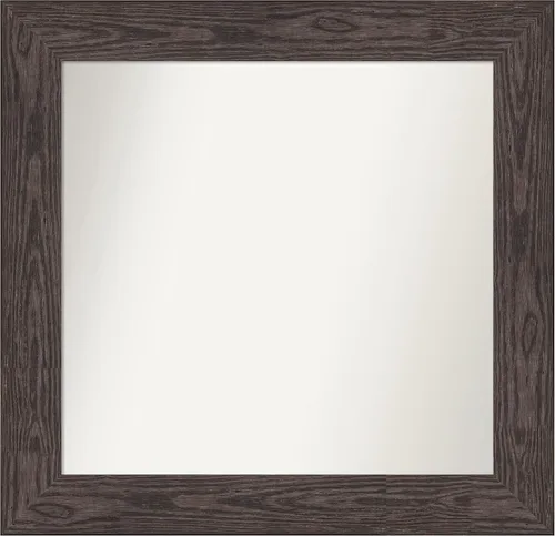 Miniatura 324 de Amanti Art Espejo personalizado, espejo de baño negro puente, espejo de pared o espejo de tocador de baño sobre el fregadero (26 x 26 pulgadas)