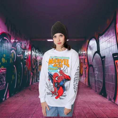 Miniatura 6 de Marvel Spider-Man Age - Camiseta de manga larga para hombre