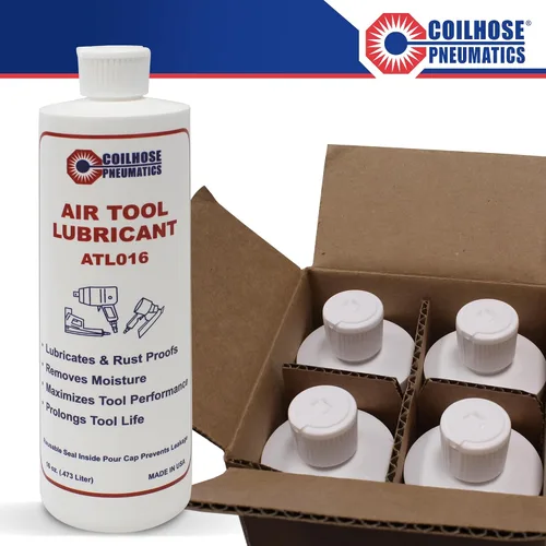 Miniatura 4 de Coilhose Pneumatics Lubricante para herramientas neumáticas, botella de 16 onzas (lubricante ATL016, paquete de 4)
