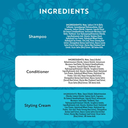 Miniatura 9 de Lu by LatinUs Beauty Control Travel Size Collection Champú antiencrespamiento, acondicionador y crema de peinado con impossible Keratin™