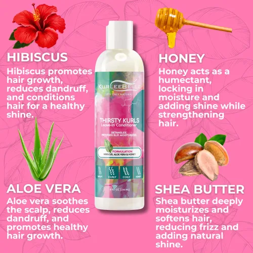 Miniatura 2 de Kurlee Belle Acondicionador sin enjuague Thirsty Kurls 8oz