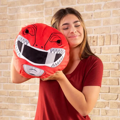 Miniatura 6 de Club Mocchi-Mocchi Mighty Morphin Power Rangers - Peluche de Ranger rojo, peluche de 30 aniversario de los Power Rangers, 15 pulgadas