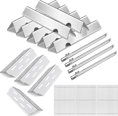 Miniatura 12 de Deflectores de calor para parrilla Weber Genesis II 300/LX 300, GS4 Genesis ii E-310 ii E-315 ii E/S335 ii se-335 (acero inoxidable 304, ES/410 x 3)