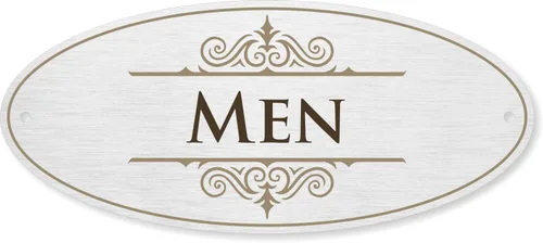 Miniatura 16 de Señal de baño de SmartSign para todas las personas para puerta, con adhesivo de 3M y agujeros pretaladrados, 3.5 x 8 pulgadas, señal de baño
