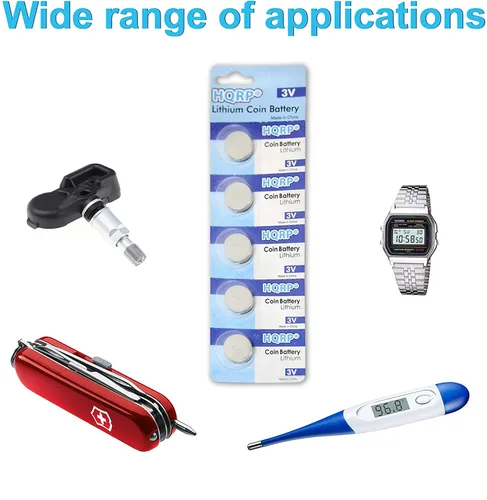Miniatura 5 de HQRP Paquete de 5 baterías de litio compatibles con termómetro digital Vicks V911F / V965F / V966F / V966F24