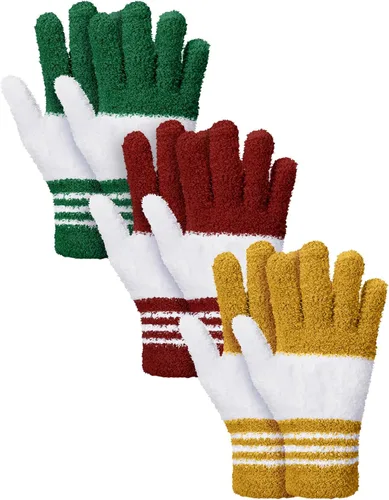 Miniatura 18 de Patelai 12 pares de guantes de microfibra para limpiar plantas de interior, persianas, muebles, casa (colores surtidos, medianos)