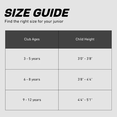 Miniatura 8 de Aspire X-Lite Super Performance Junior Golf Club Set - Right-Handed Kids Golf Set with Driver, Hybrid, 7 Iron, Putter, Stand Bag & Headcovers