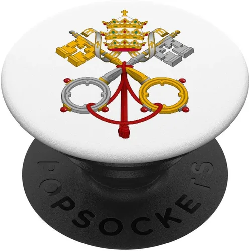 Papal Regalia and Insignia PopSockets - Soporte para teléfonos y tabletas, Negro