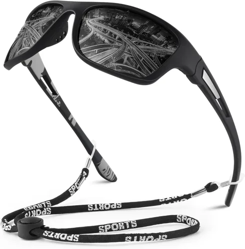 Miniatura 16 de WEAROYO - Gafas de sol polarizadas deportivas para hombres y mujeres, gafas de pesca y conducción rectangulares, protección UV400 Marco C