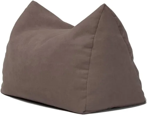 Miniatura 9 de Sillón puf, asiento suave para el suelo, reposapiés acolchado, otomana de relleno de gránulos EPP, cómoda silla de sofá para sala de estar, balcón