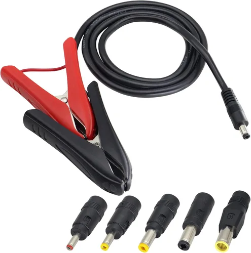Miniatura 8 de Cable de clip de cocodrilo de 12 AWG 45A (an-der-Son) Cable de clip de cocodrilo a cable de labio C Alli-Gator Clip a 45A enchufe de batería Ca-ble