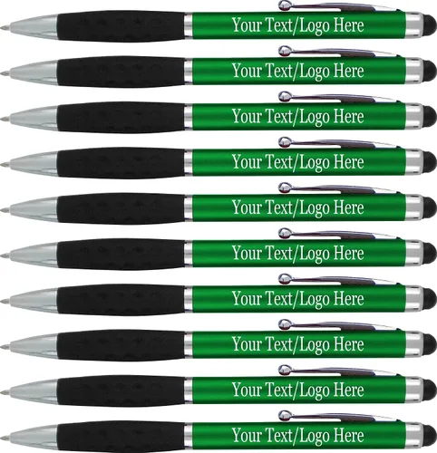 Miniatura 14 de SyPen Bolígrafos personalizados con nombre o logotipo, paquete de 300 bolígrafos personalizados para negocios, combo de bolígrafo y lápiz óptico