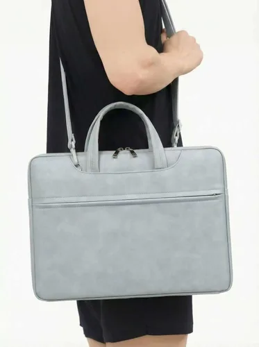 Miniatura 2 de Bolsa de mensajero multifuncional azul para portátil de 13-14 pulgadas solo MacBook Air Pro M1 M2 M3 HP Envy x360 Spectre Lenovo IdeaPad ThinkPad