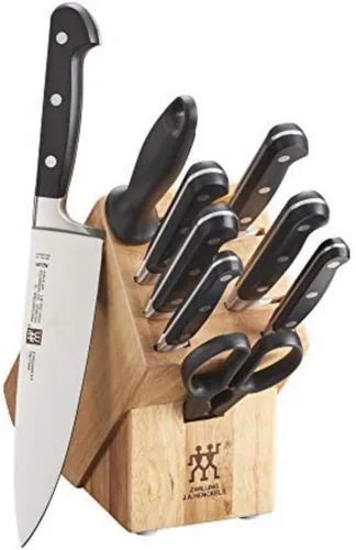 Miniatura 4 de ZWILLING Professional S - Juego de cuchillos de chef alemán afilados de 2 piezas, fabricado en una fábrica alemana propiedad de la empresa con acero
