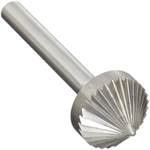 Miniatura 101 de Drill America SA-1 Rebaba de carburo/lima giratoria cilíndrica de doble corte para amoladora de troquel de 1/4" de diámetro x 5/8" de longitud