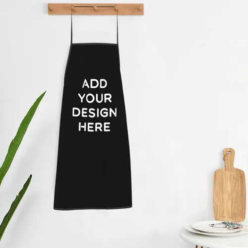 Miniatura 4 de OHORTEB Delantal con logotipo personalizado con foto, delantal de cocina personalizado para cocinero, delantal impermeable de cocina con texto