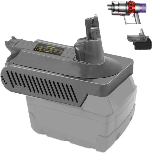 Miniatura 11 de Adaptador de batería Dyson V6 para Milwaukee M18 18V batería a Dyson V6 SV03 SV04 SV09 DC62 DC59 Convertidor de vacío esponjoso