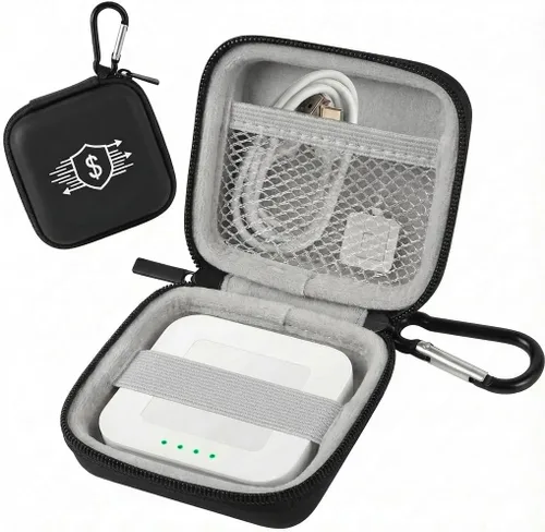 Miniatura 9 de Estuche para lector de tarjetas con chip, bolsa de transporte resistente. Compatible con Square A-SKU-0485, lector sin contacto y con chip con cable