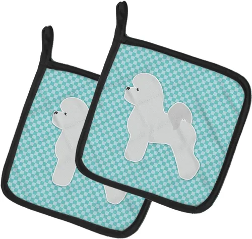 Miniatura 67 de Caroline's Treasures BB3567PTHD - Juego de soportes para ollas de cocina resistentes al calor, almohadillas calientes para cocinar, hornear, Copo