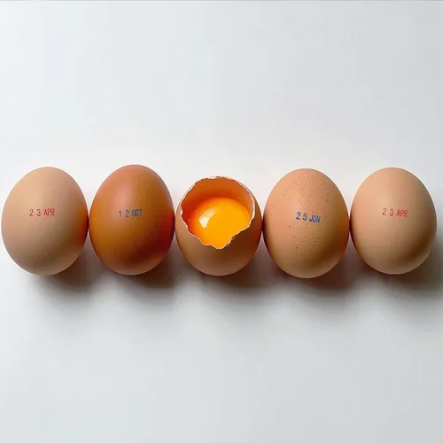 Miniatura 7 de Sellos de fecha de huevo para huevos frescos, con una almohadilla de tinta de cuatro colores, kit de fechador de huevos, sellos de rodillos