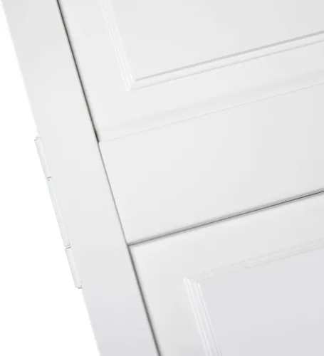 Miniatura 7 de Puerta de armario Kimberly Bay, plegable en dos, con 6 paneles, estilo y calidad, color blanco