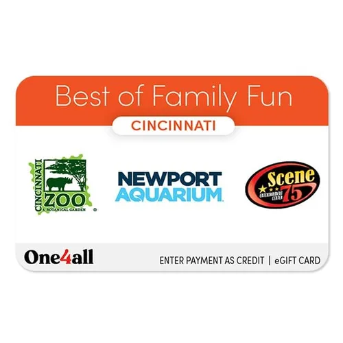 Best of Cities Tarjeta de regalo electrónica de Cincinnati Best of Family Fun | Cincinnati, Best of Family Fun, Digital Delivery