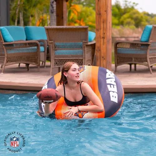 Miniatura 5 de BigMouth - Flotadores inflables para piscina de 36 pulgadas, con licencia oficial de la NFL, tubo interior para adultos y adolescentes
