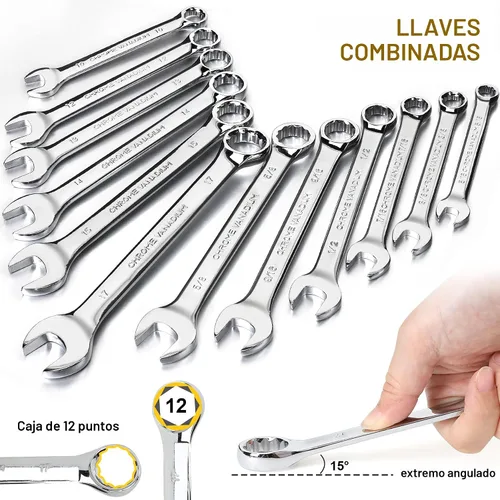 Miniatura 3 de TOPLINE Juego de herramientas para el hogar de 467 piezas para mecánicos, bolsa de herramientas de 16 pulgadas con kit de herramientas para el hogar