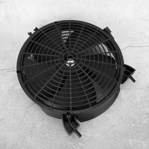 Miniatura 3 de Fydun Reemplazo de condensador Ventilador de refrigeración Aire acondicionado de coche Ventilador de hoja curvada para L200 Pajero Sport KH4W OE