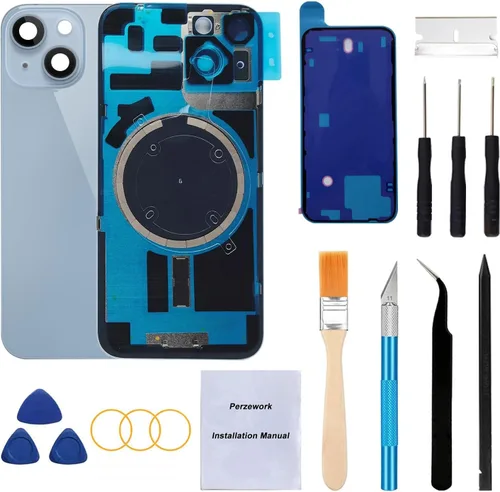 Miniatura 21 de Reemplazo de cristal trasero OEM para iPhone Xs de 5.8 pulgadas con kit de herramientas de reparación y adhesivo preinstalado (Oro)