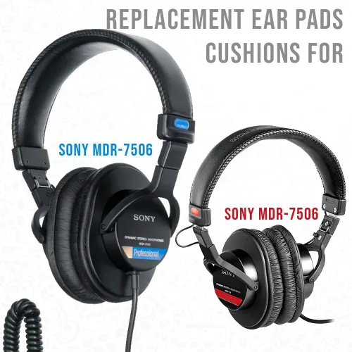 Miniatura 4 de Almohadillas de repuesto originales para auriculares SONY MDR-7506, MDR-V6, MDR-V7, MDR-CD900ST - 1 par (2 piezas)