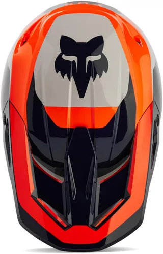 Miniatura 4 de Fox Racing Casco unisex para motocross V1, naranja fluorescente, talla XXL