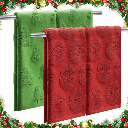 Miniatura 11 de Remagr Paquete de 4 toallas de mano 3D de calabaza jacquard para baño, algodón jacquard, absorbente, otoño, Acción de Gracias, naranja y amarillo