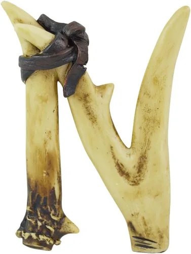 Miniatura 20 de Pine Ridge Arte personalizado con nombre de 6 pulgadas, letras A de cuerno, decoración del hogar, letras decorativas 3D occidentales para colgar