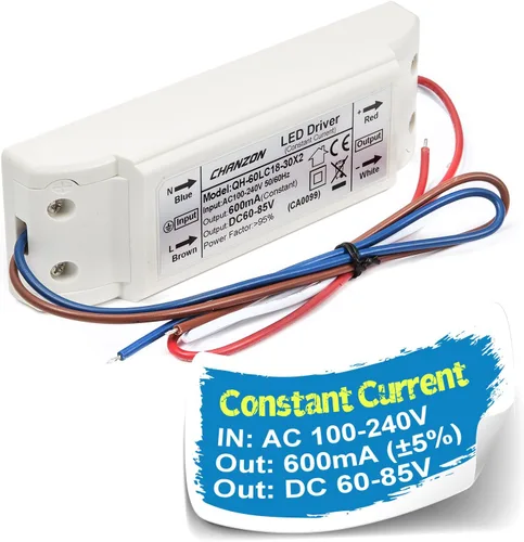 Miniatura 13 de Controlador LED Chanzon 300 mA (salida de corriente constante) 3 V-20 V (entrada 100-240 V CA-CC) (1-6) x1 W 1 W 2 W 3 W 4 W 5 W 6 W fuente