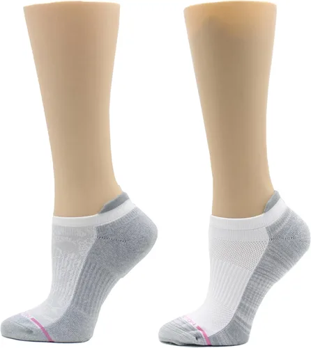Miniatura 8 de Dr. Motion Calcetines de compresión de corte bajo para mujer, paquete de 2