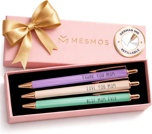 Miniatura 14 de MESMOS - Juego de 3 bolígrafos de lujo para mujer, juego de bolígrafos recargables con caja de regalo pastel, regalo de agradecimiento para mujeres