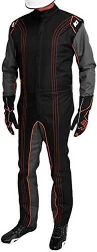 Miniatura 2 de K1 Race Gear CIK/FIA traje de competición de go kart, nivel 2, aprobado, 5XS, Anaranjado