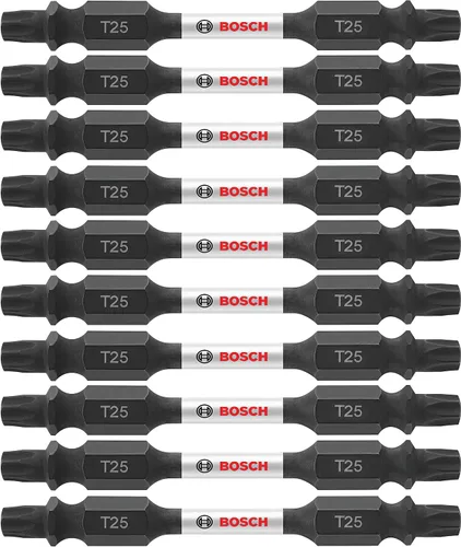 Miniatura 20 de Bosch ITDET25601 Broca Impact Tough, 1 pieza, 6 pulgadas, torque 25, de doble punta para destornillador eléctrico (Paquete de 2)
