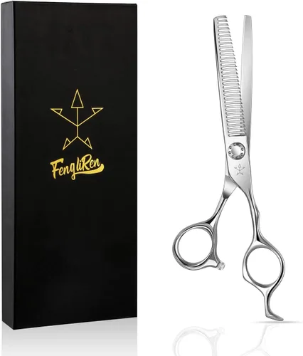 Miniatura 12 de Tijeras de corte de pelo de peluquero extremadamente afiladas profesionales de alta gama Tijeras de peluquería para cabello 6 pulgadas tijeras