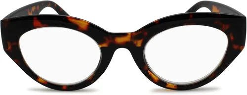 Miniatura 7 de 2SeeLife Lentes de lectura transparentes con diseño de ojo de gato para mujer, para lucir elegante con alta visión, cómodos para todas las formas