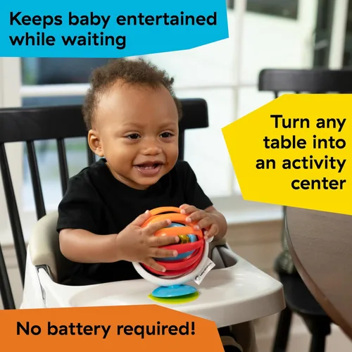 Miniatura 2 de Baby Einstein Sticky Spinner - Juguete de actividades para silla alta sin BPA, a partir de 3 meses Spinner pegajoso