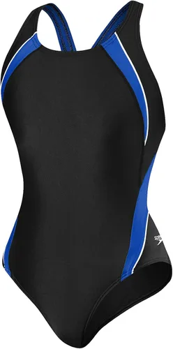 Speedo Traje de baño de espalda pulse con empalme cónico para niña grande
