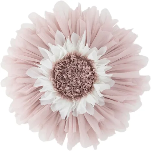 Miniatura 9 de OiseauVoler Almohada decorativa hecha a mano de lujo, cojín redondo de flores 3D con inserto para sofá, dormitorio, decoración del hogar, 14