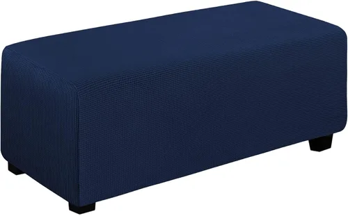 Miniatura 143 de Easy-Going Funda Elástica para Otomana Taburete de Almacenamiento Plegable Protector de Muebles Funda Rectangular Suave con Parte Inferior Elástica