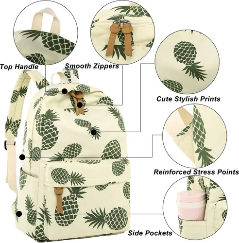 Miniatura 20 de Joyfulife Mochilas para niñas, mochilas para niños, mochilas para adolescentes, mochila para estudiantes escolares con lonchera, bolsas para lápices