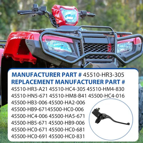 Miniatura 4 de M MATI Cilindro maestro de freno delantero para Honda ATV TRX 200 250 300 350 420 500 500 ATC 200 250 350 45510-HR3-305